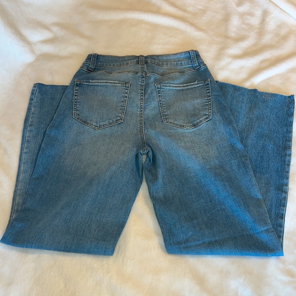 NWT Rewash Super High Rise Vintage Reunion Wide Leg Jeans - Picture 4 of 12